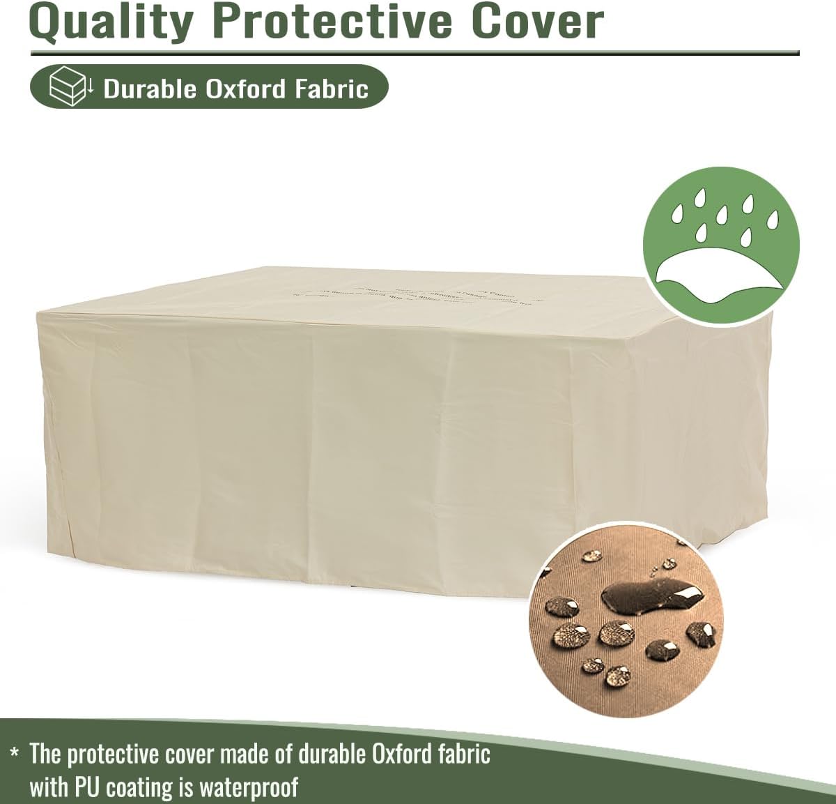 70 Inch Propane Fire Pit Table, Concrete Firepits for Outside, Rectangular Gas Fire Pit for Outside Patio, Backyard, Pool, 60,000 BTU, Free Lava Rocks, Light Gray