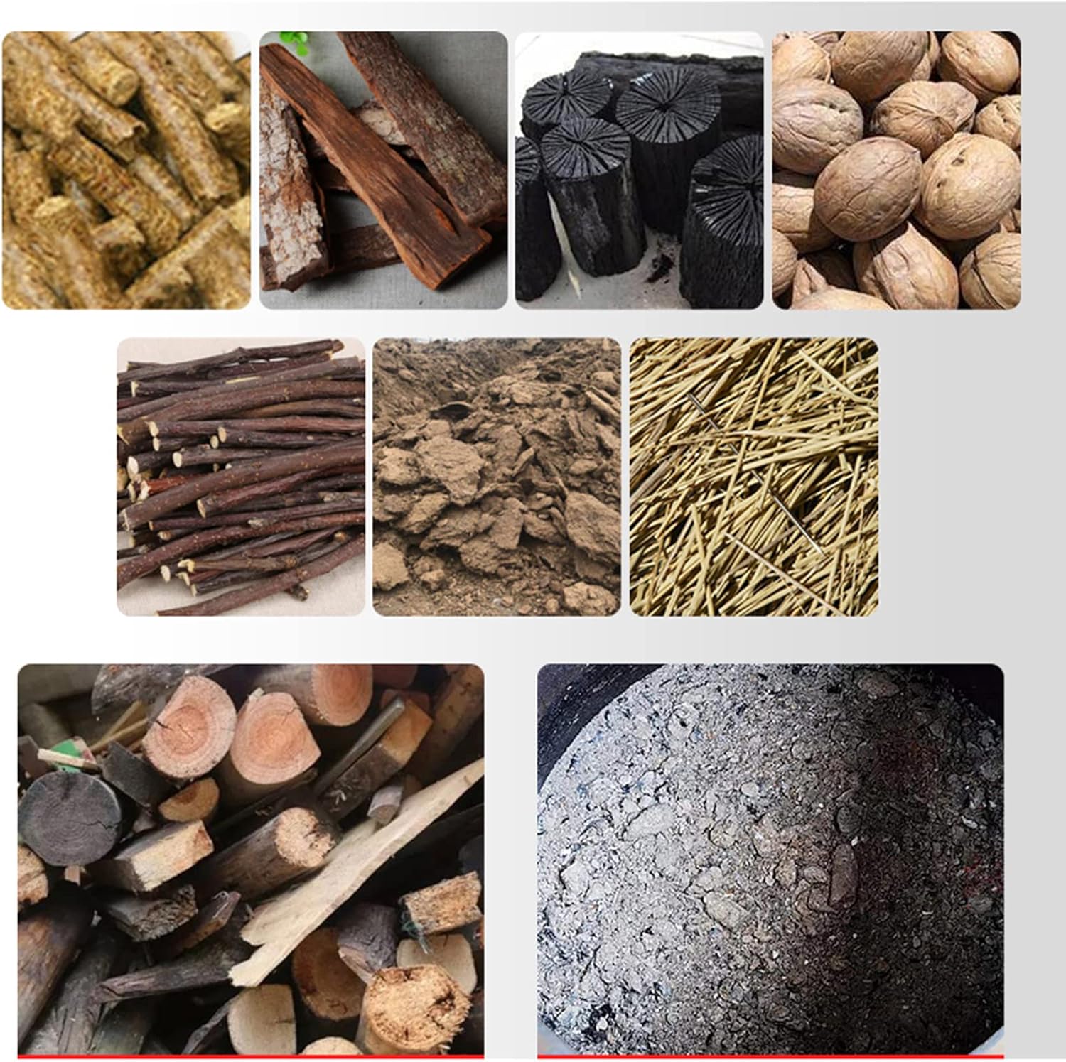 Firewood Stove, Fire Pit Outdoor Wood Burning Cast Iron Firepit Firebowl Fireplace Heater Log Charcoal Burner, with External Blower and Storage Bag,A