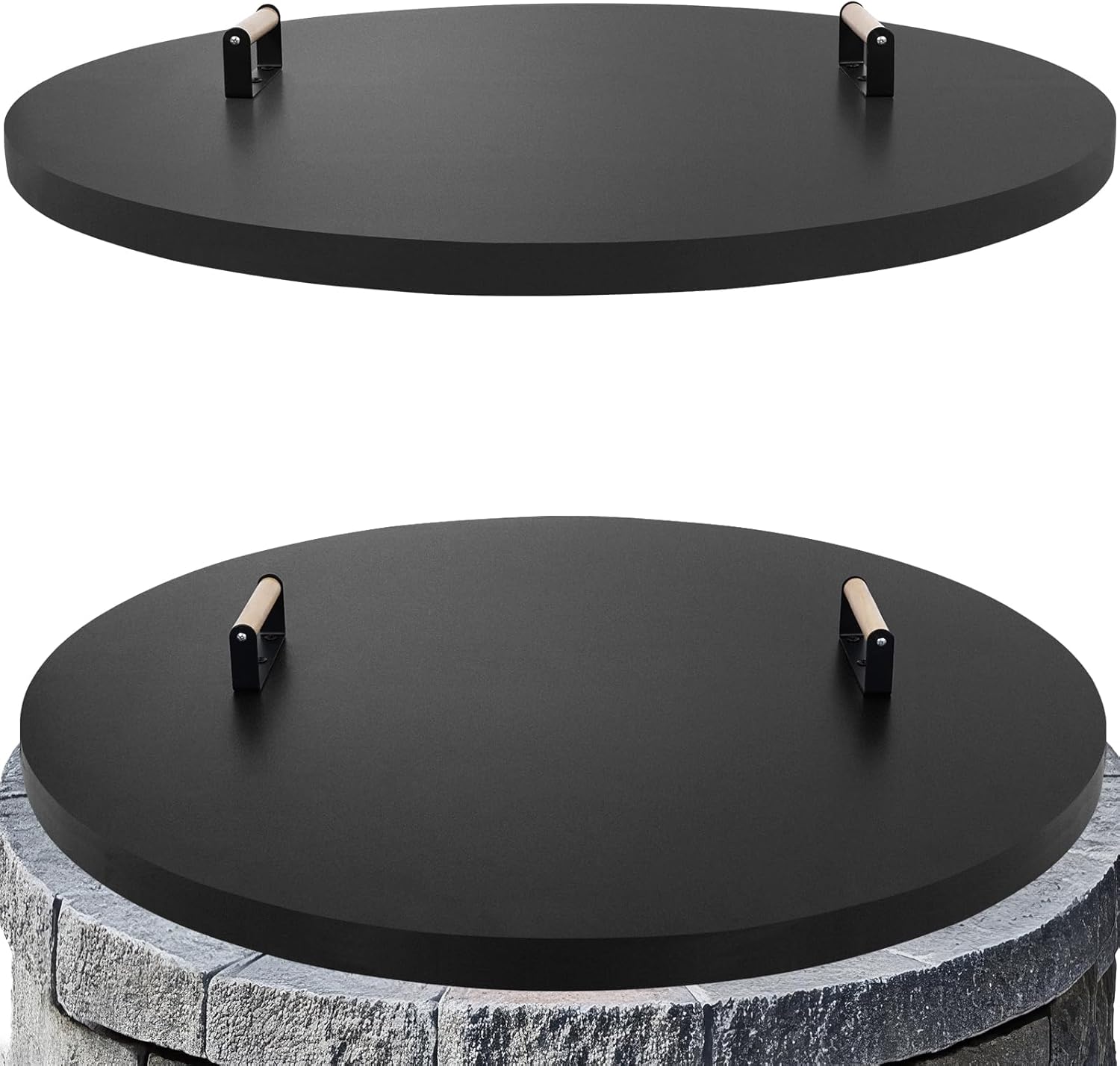 Fire Pit Lid Cover Round - 38