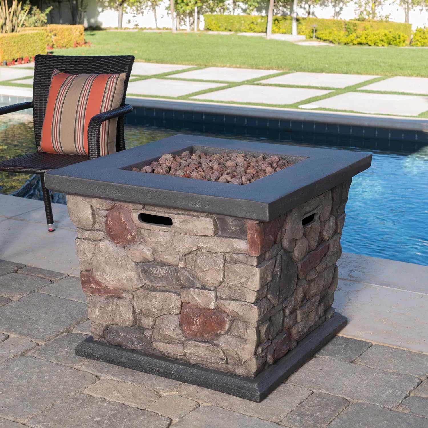 30' Square FIRE Pit 40,000 BTU