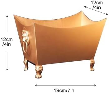 Burn Barrels for Outside, Paper Burner, Incinerator Burn Barrel, Table Top Firepit, Outside for Burning Trash, Fire Pit Bin for Deck, Balcony, Yard(19cm/7in)
