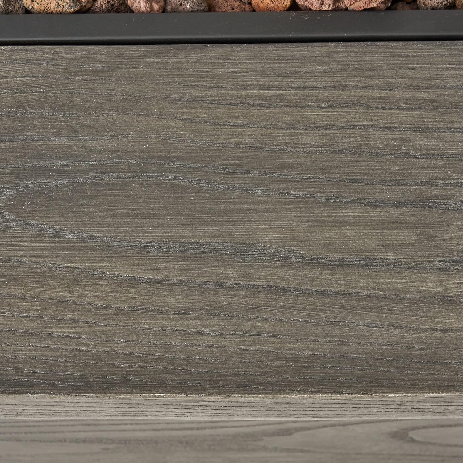 Christopher Knight Home Anchorage Outdoor 50,000 BTU Rectangular Fire Pit (No Tank Holder) - Lightweight Concrete - Gray Wood Pattern