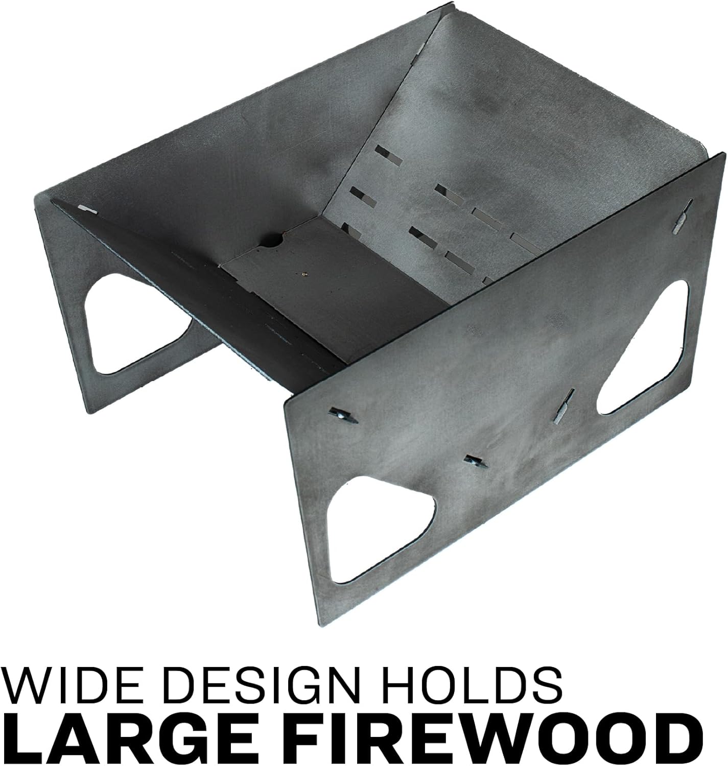 US Stove Portable Firepit (Silver, Medium)