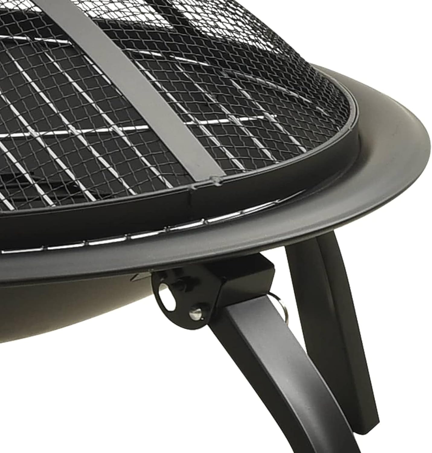 Fire Pits & Outdoor Fireplaces 2-in-1 Fire Pit and BBQ with Poker 22