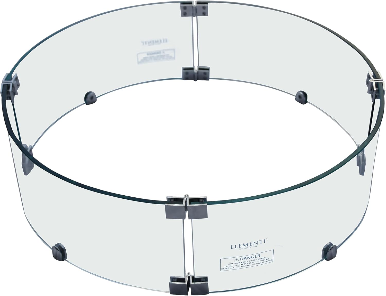 All Fire Table Pit Wind Screens and Stainless Steel Buner Lid from ELEMENTI | ELEMENTI Plus and MODENO (Wind Screens, Round 30