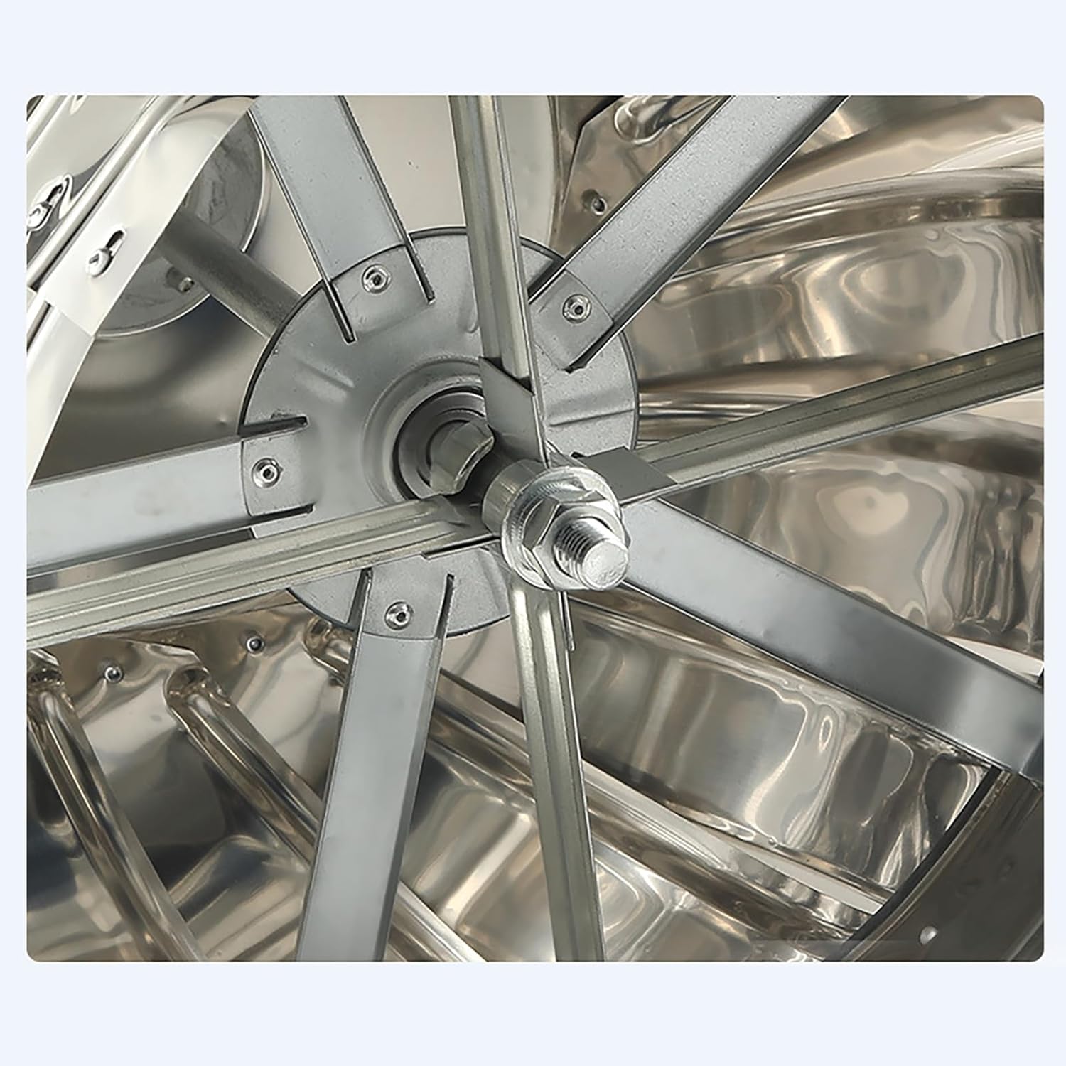 Turbine Ventilator - Rotary Stainless Steel Chimney Cowl, Vent Top Exhaust Cap Flue Pipe Cover (110-400mm) for Houses Factory Attic Farm (304 400mm)