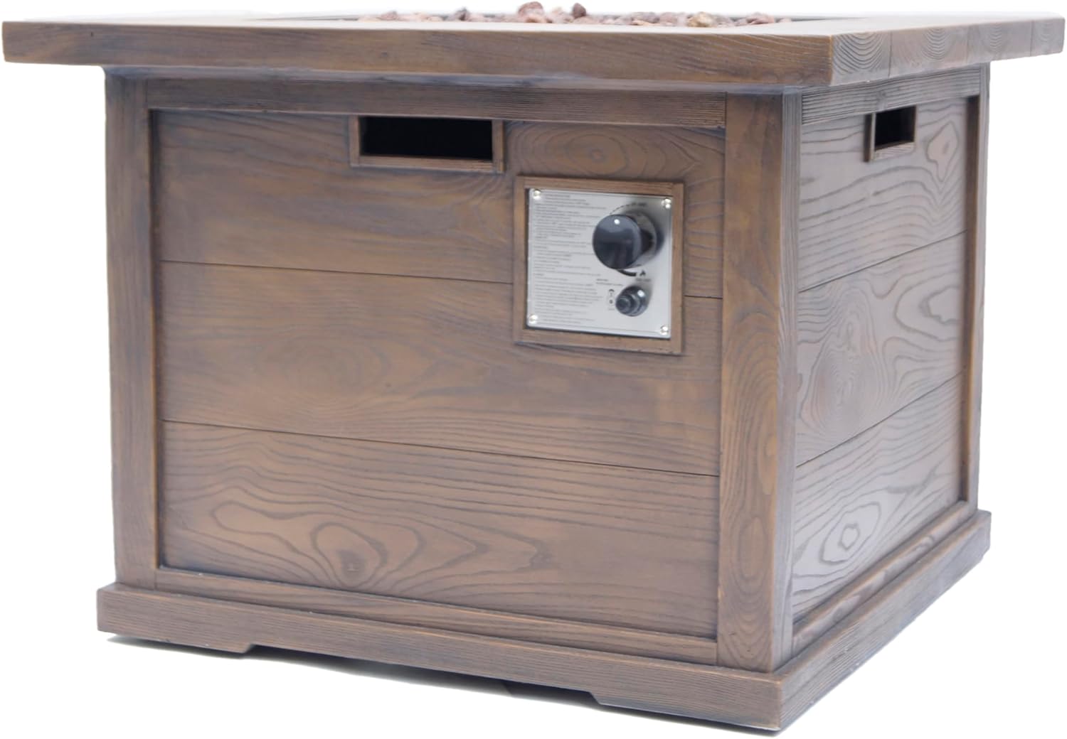 Ellington 40,000 BTU Square FIRE Pit- Brown