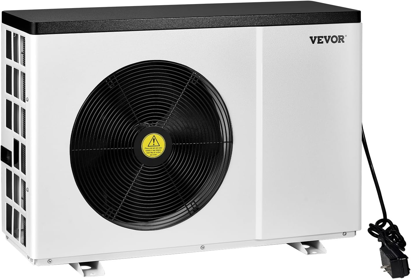 VEVOR Electric Pool Heat Pump, 22250 BTU, Pool Heaters for 3171-6605GAL Above and In Ground Pools, Low Noise, Heating and Cooling Highly Efficient & Energy-Saving Pool Water Heater AC120V 60Hz