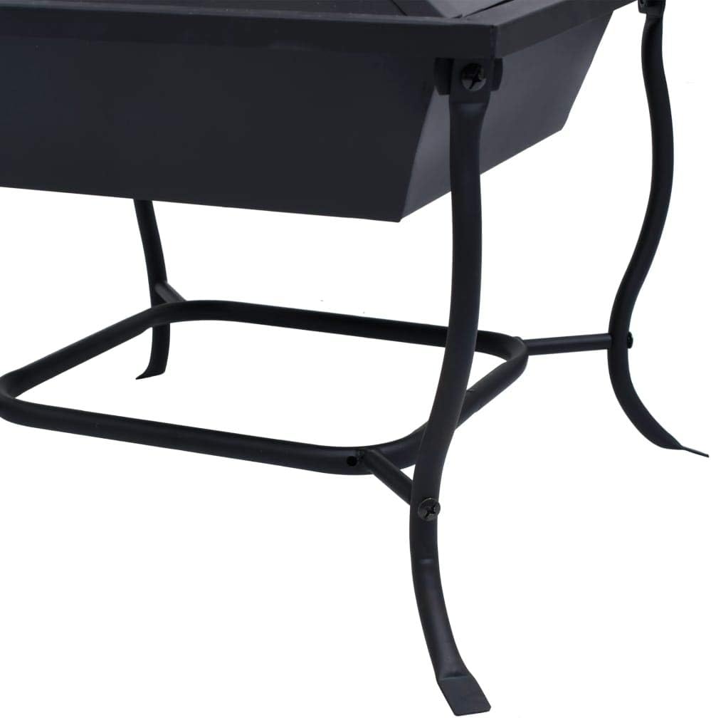 SKM Fire Pit Black 17.7