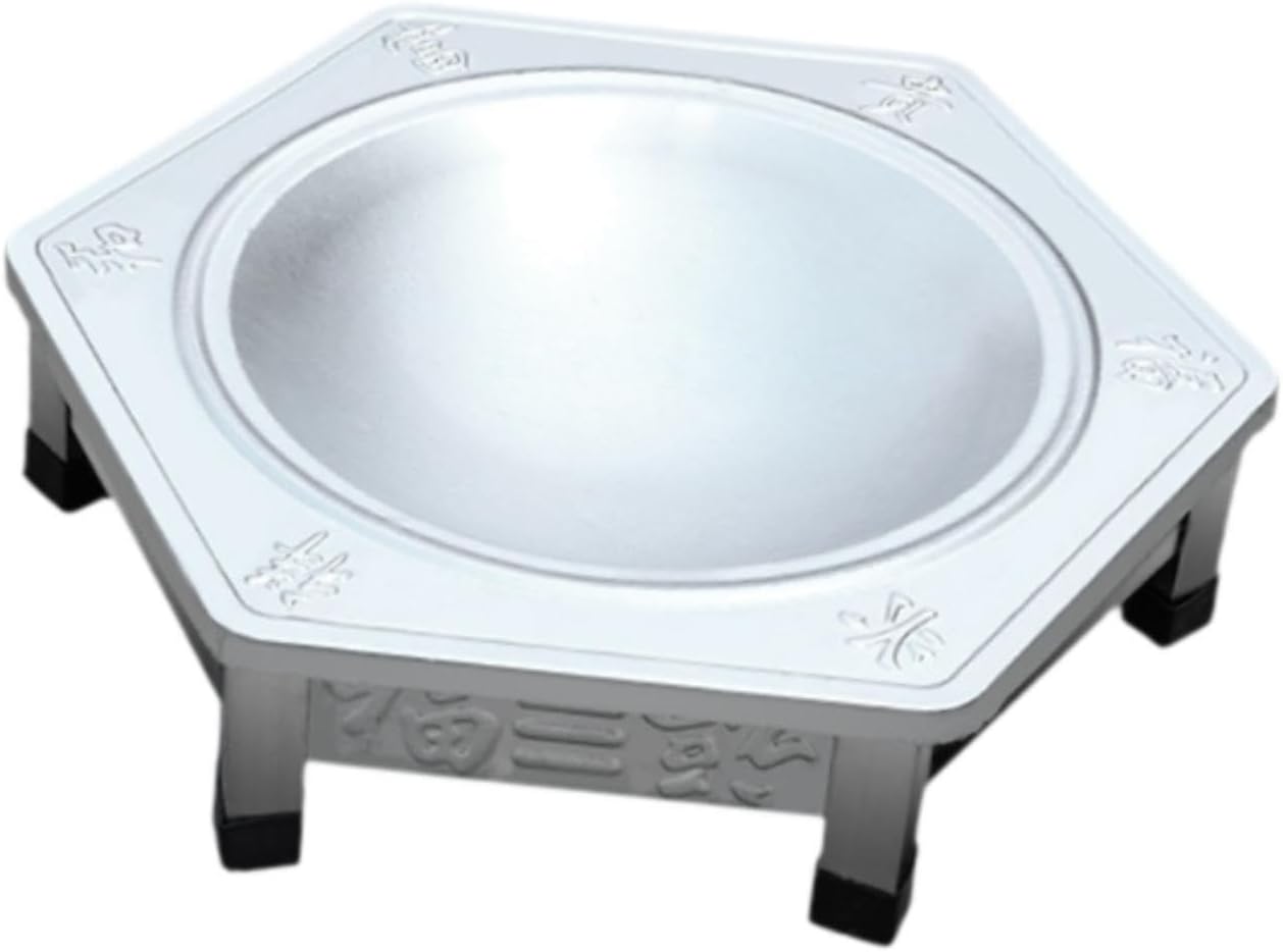 Fire Pit for Outside Stainless Steel Multipurpose Sturdy Compact Firewood Brazier for Garden Picnic Yard Backpacking Backyard, Hexagon Thick