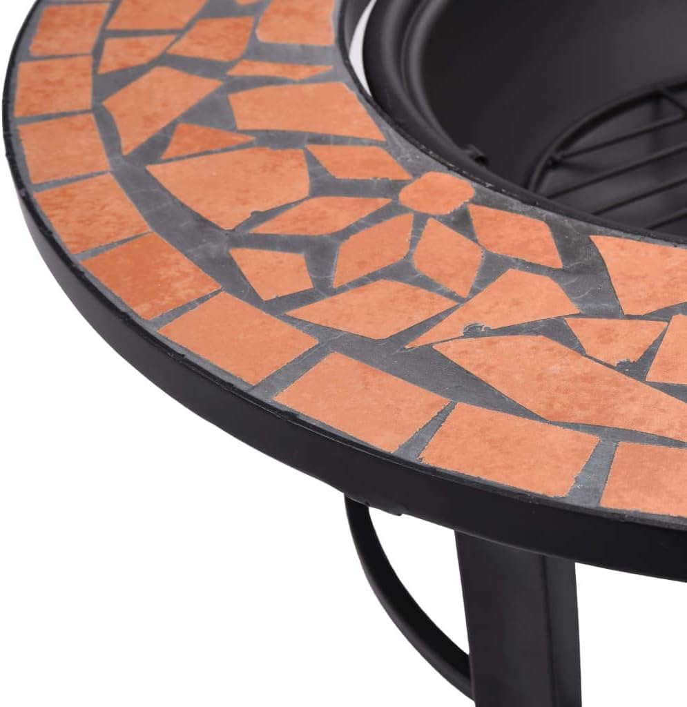 Mosaic Fire Pit Terracotta 26.8