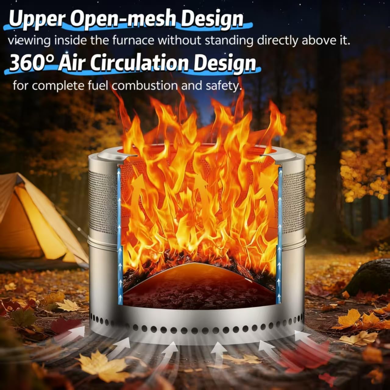 Smokeless Fire Pit, 10