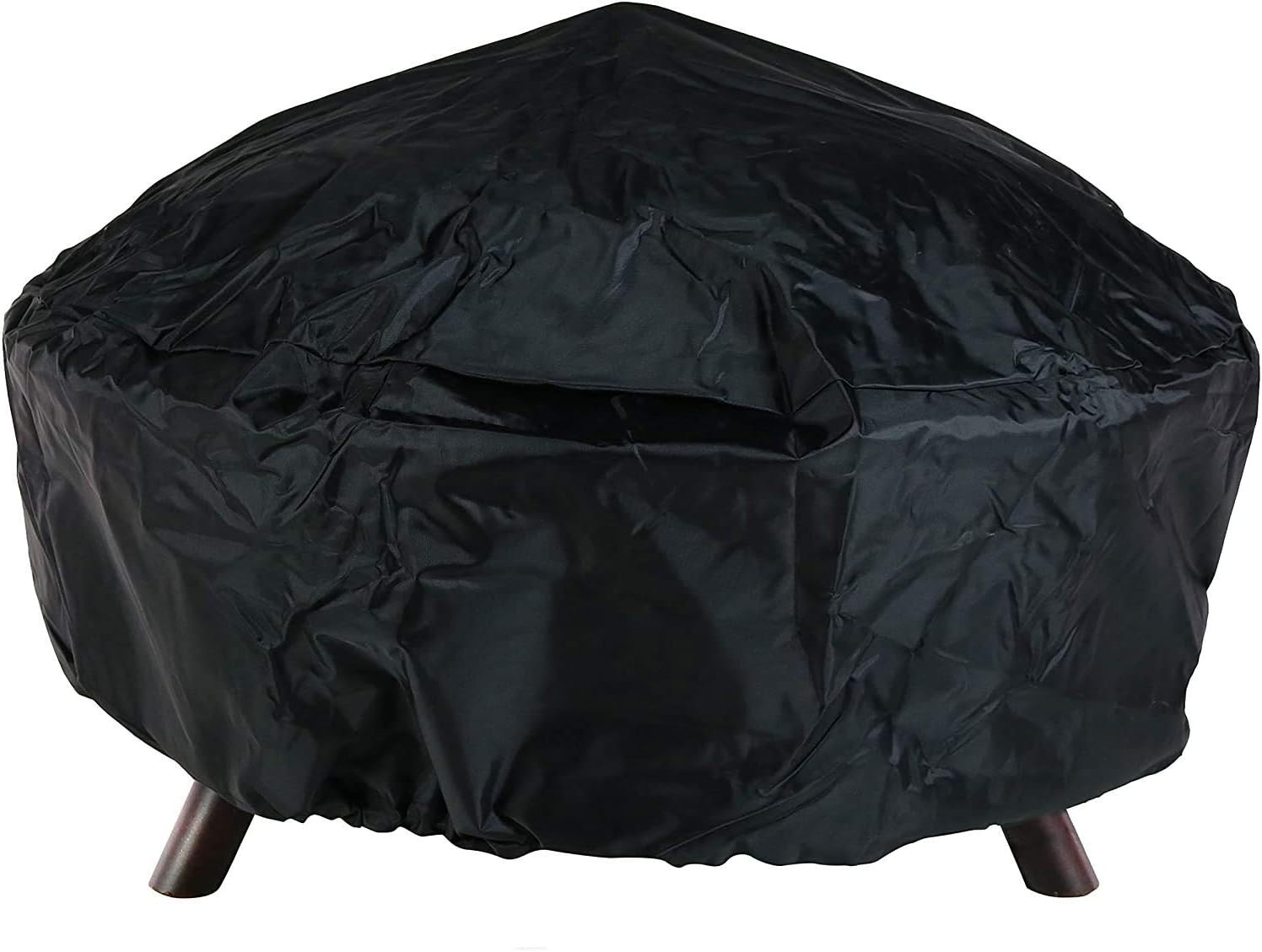 Fire Pits,Outdoor Metal Brazier 36 Inch Large Bonfire Wood Burning Patio & Backyard Firepit for Outside with Spark Screen and Round Fireplace Cover