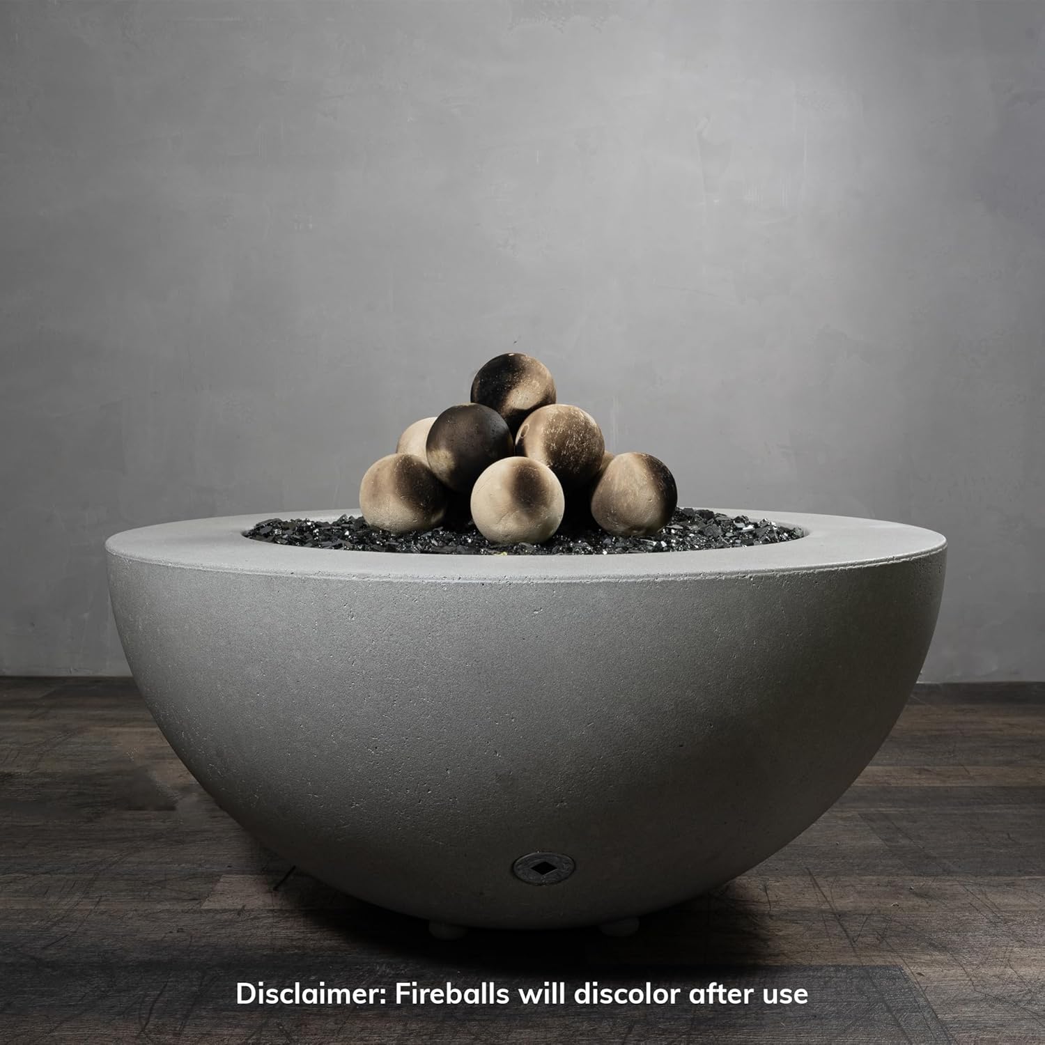 Starfire Designs Ceramic Fire Balls | Use in Fireplace or Fire Pit | Outdoor & Indoor Fire Balls for Natural Gas or Propane Fires | Decorative Landscaping | Pack of 12 | Beige