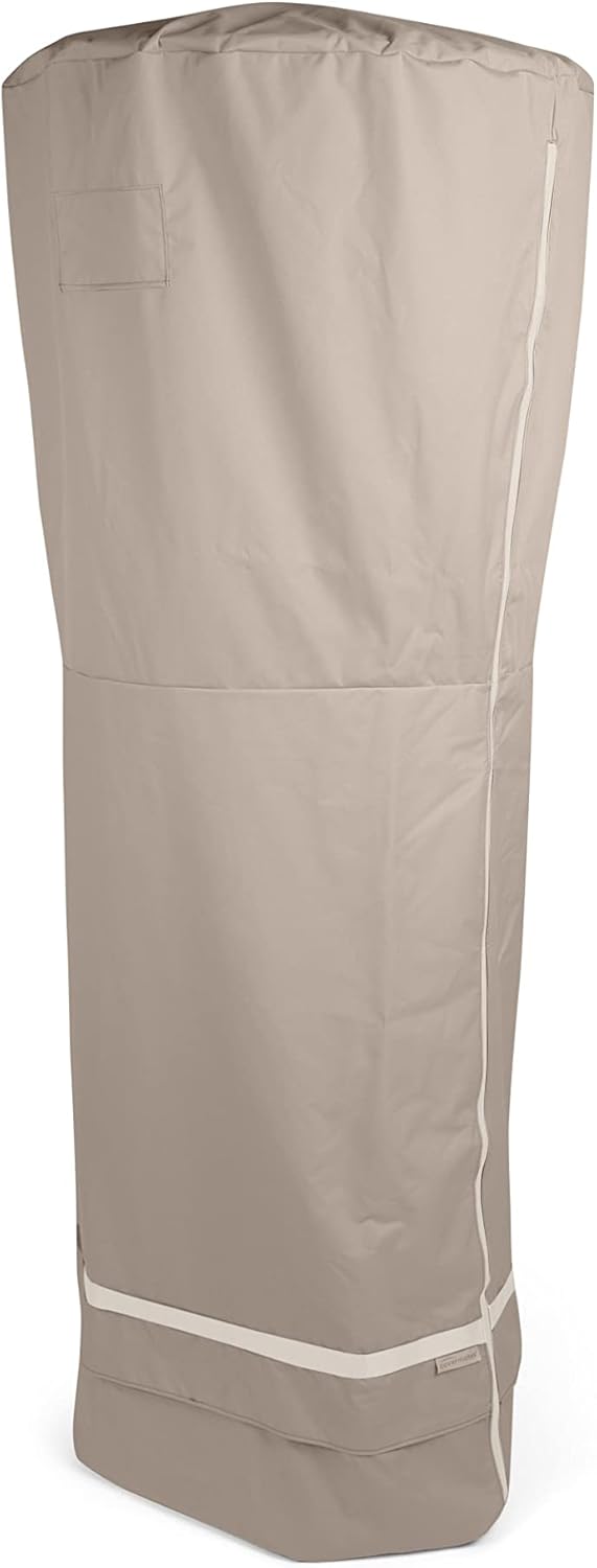 Covermates Patio Heater Cover - Premium Polyester, Weather Resistant, Water Resistant Zipper, Grill and Heating, 35DIAMETER x 87H, Clay