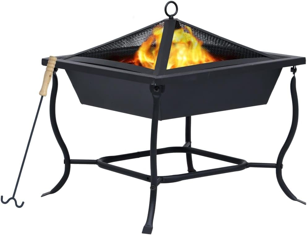 YAFF Fire Pit Black 17.7