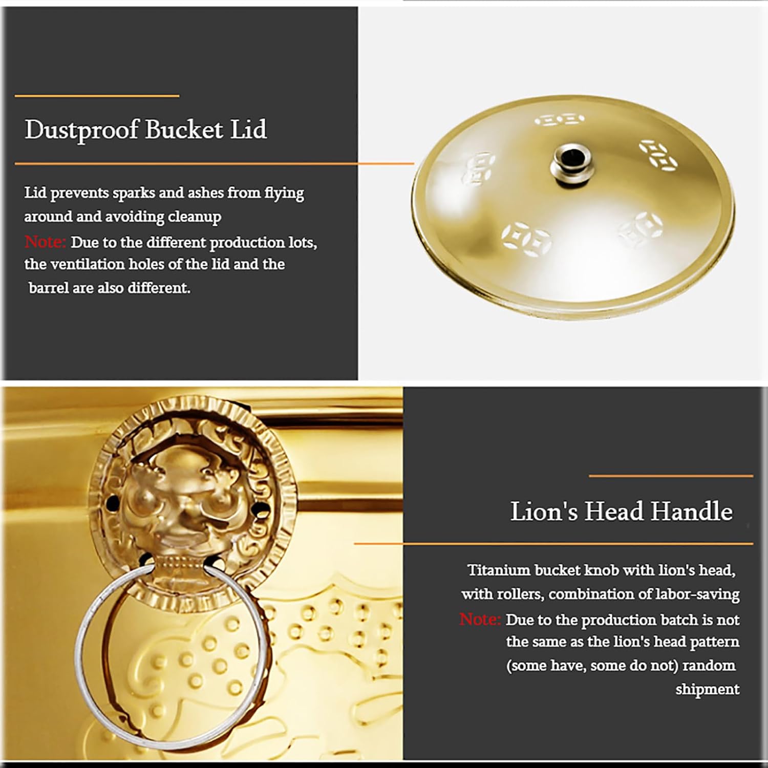 Stainless Steel Burn Barre with Bucket,Garden Incinerator Stove with Lid and Handle,Outdoor Smokeless Firepit,Burn Barrels for Outside for Paper Leaf Trash Wood