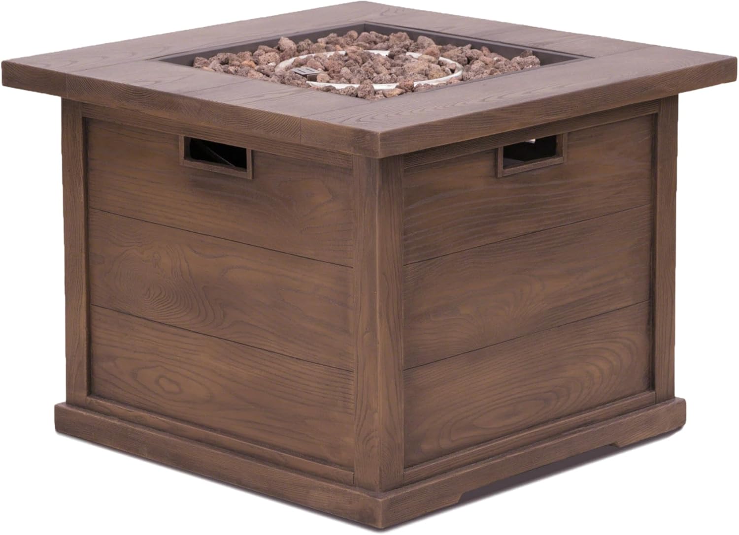 Ellington 40,000 BTU Square FIRE Pit- Brown