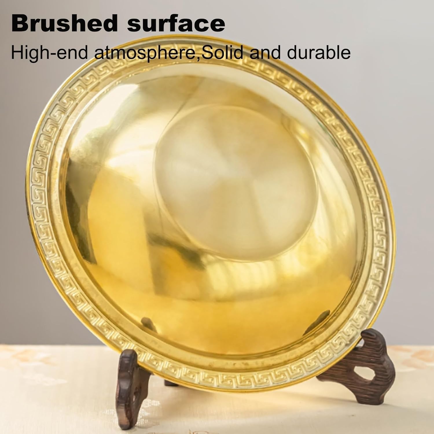 Burning Basin Stainless Steel Home, Fire Pit Bowl for Outdoor Wood Burning, Mirror Surface Treatment, Clean and Bright, for Patio Backyard Camping Deck Picnic(Gold,Large)