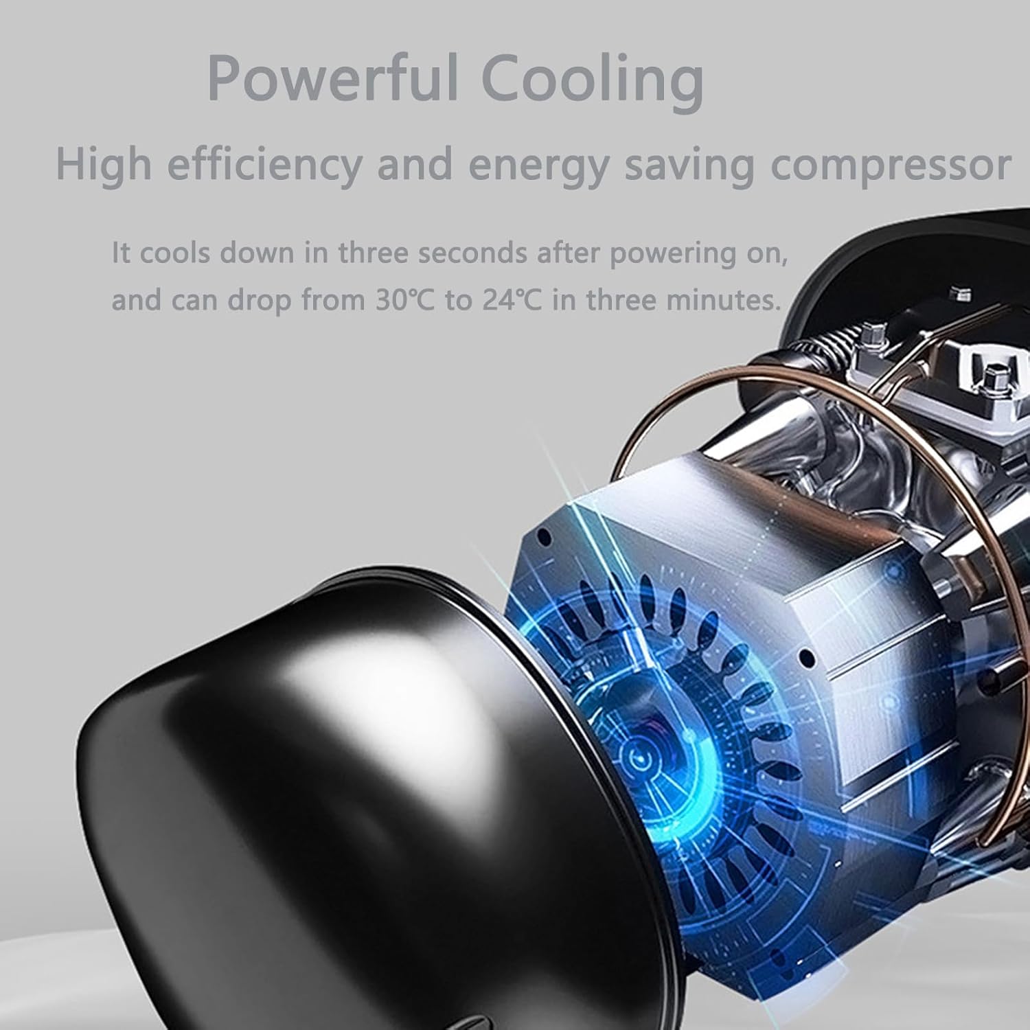 Portable Air Conditioner, Rv Air Conditioner, Cooling/Heating,500W Low Power Consumption, Timing,12V/24V DC,3 Wind Speeds