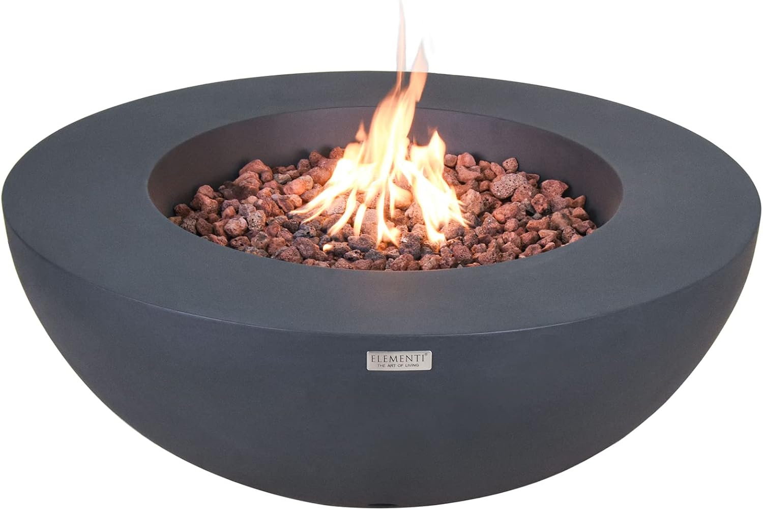 Lunar Bowl Concrete Fire Pit 42