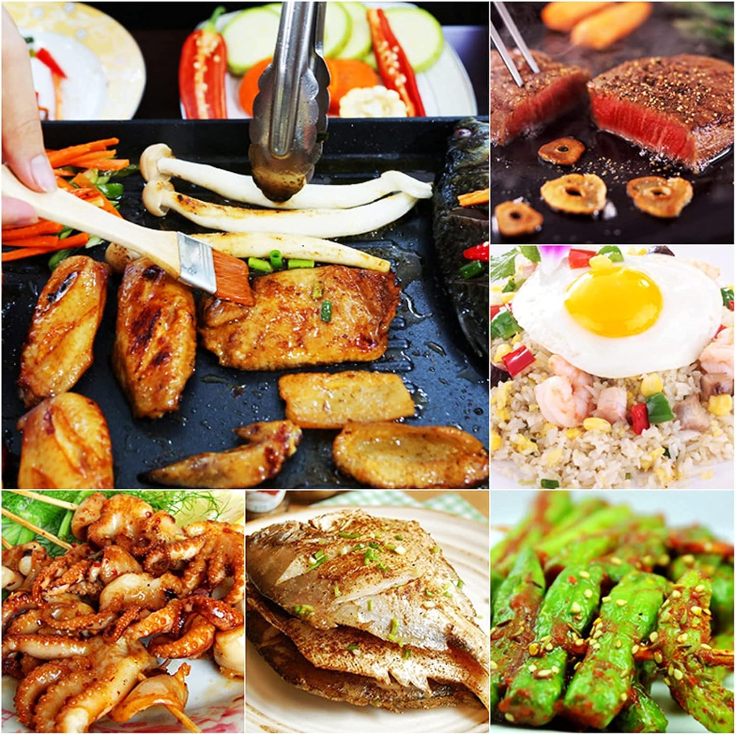 Fire Pit Outdoor fire Pit, Wood-Burning fire Pit, with Round Spark Screen, Fireplace Poker and Metal Grate