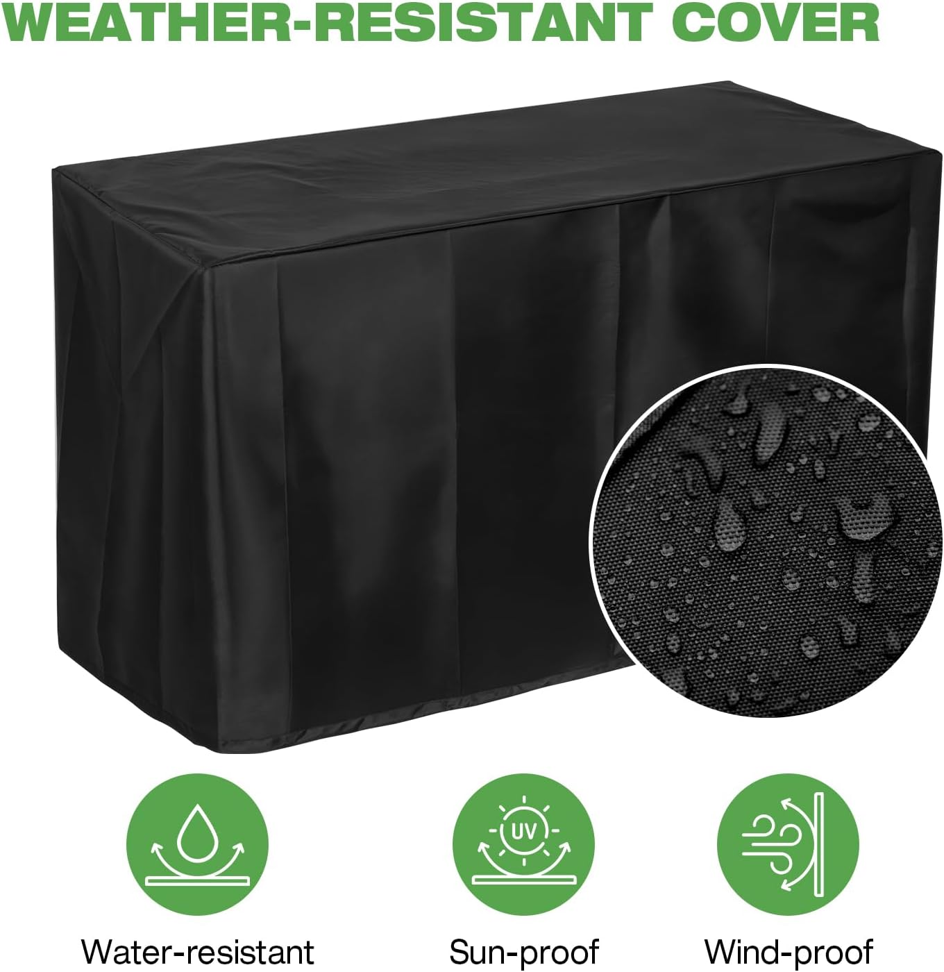 Hykolity 42 Inch Gas Fire Pit Table, 60,000 BTU Propane Pits for Outside with Steel Lid and Waterproof Cover, 2 in 1 Firepit Table Gatherings Parties on Patio Deck Garden Backyard, Black