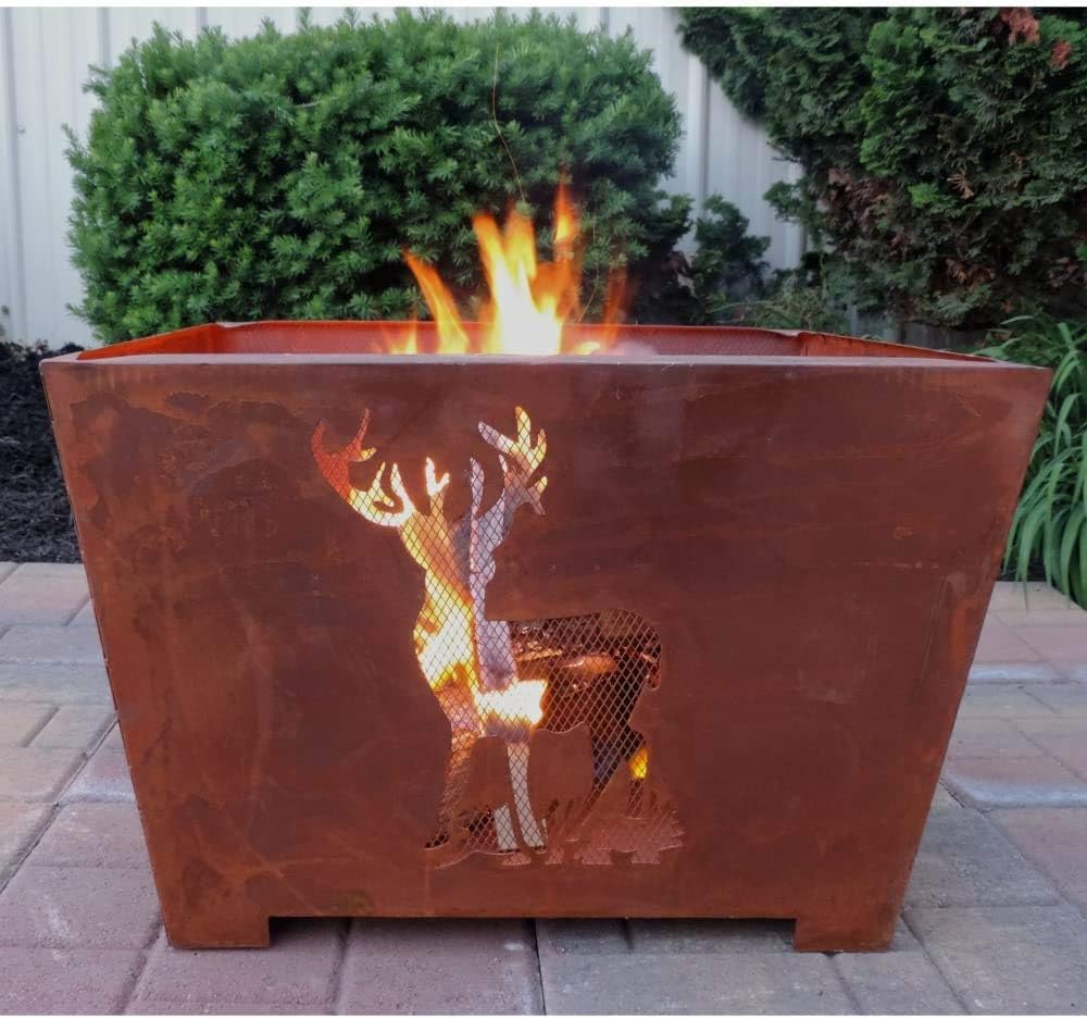 Esschert Design Nature Scene Fire Basket
