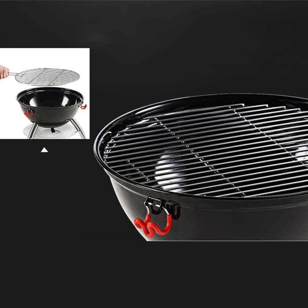 Fire Pits Outdoor Wood Burning Fire Pits 14in Steel Outdoor Grill Fire Pit Bowl w/Screen Cover, Log Grate, Poker