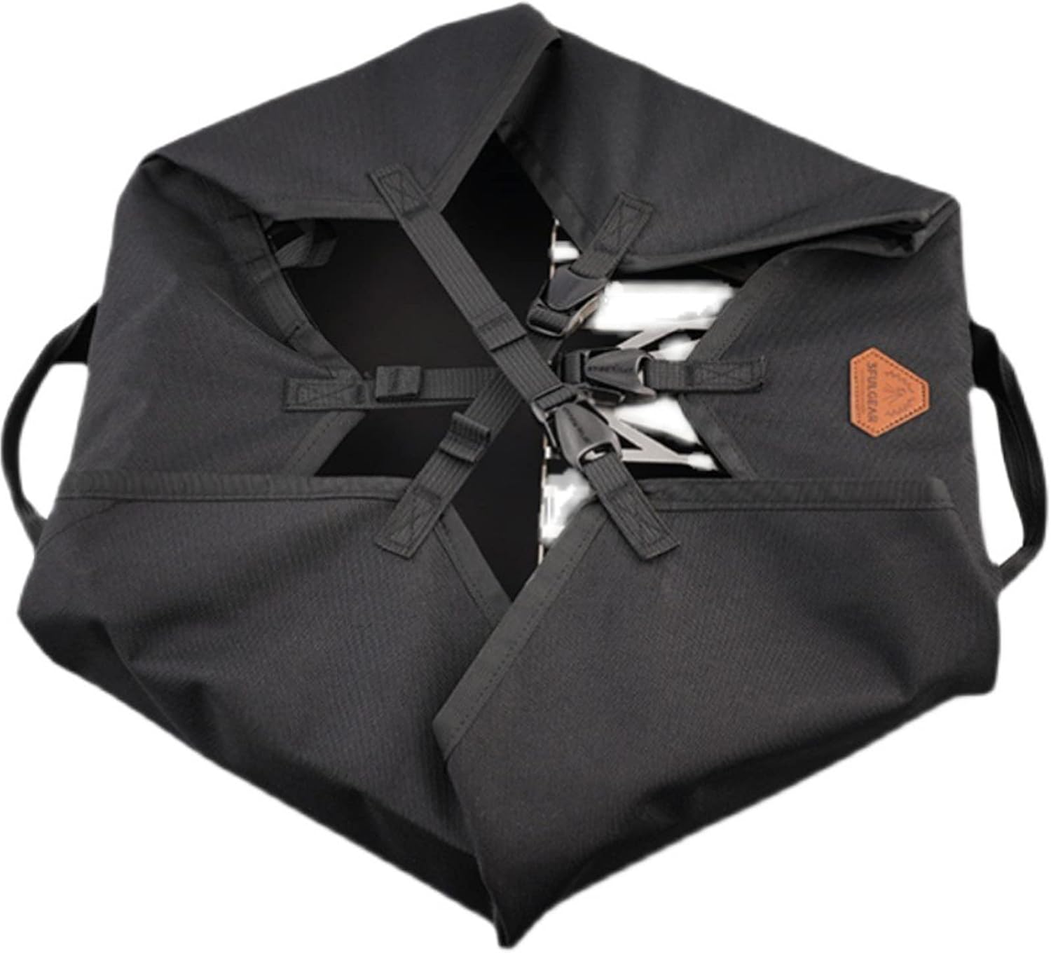 Folding Hexagon Shaped Stainless Steel Fire Pit,Unique Portal Stailess/hot Rolled Iron Outdoor Stove for BBQ/Heating