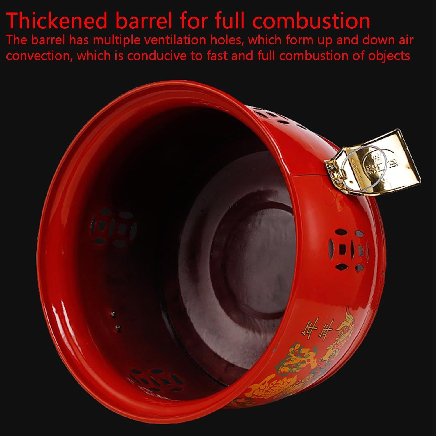 Stainless Steel Incinerator Cage with Lid,Paper burning barrel With anti-scalding handle，Burn Barrel, Outdoor Fire Pits,burn barrel trash，portable incinerators，Stainless Steel Burn Barrel，outdoor, par