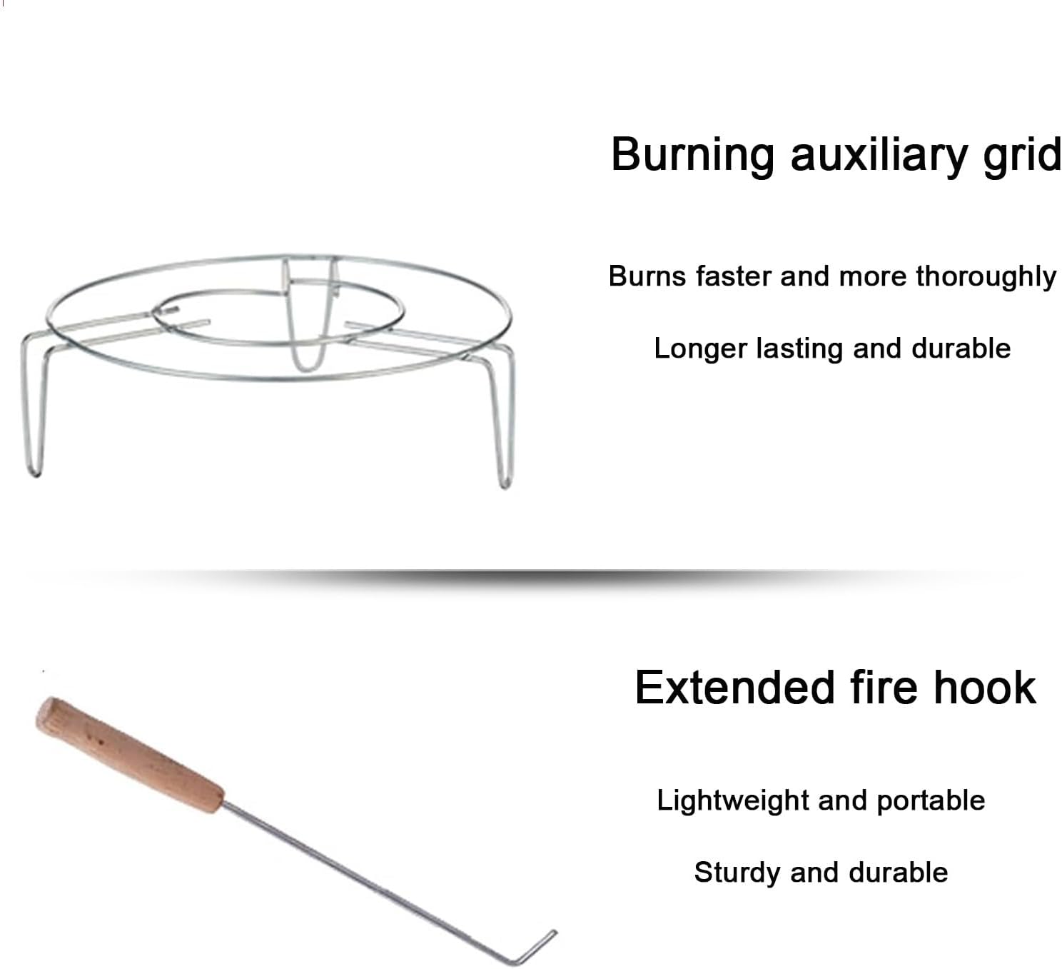 Burn Barrel with Lid Outdoor Fire Pits 10 12 14 16 18in Garden Incineration Barrel Burn Barrel Trash Including Grid Frame Fire Hook Liner Winter Wood Stoves Burning Scripture Barrel Red(13.8in)