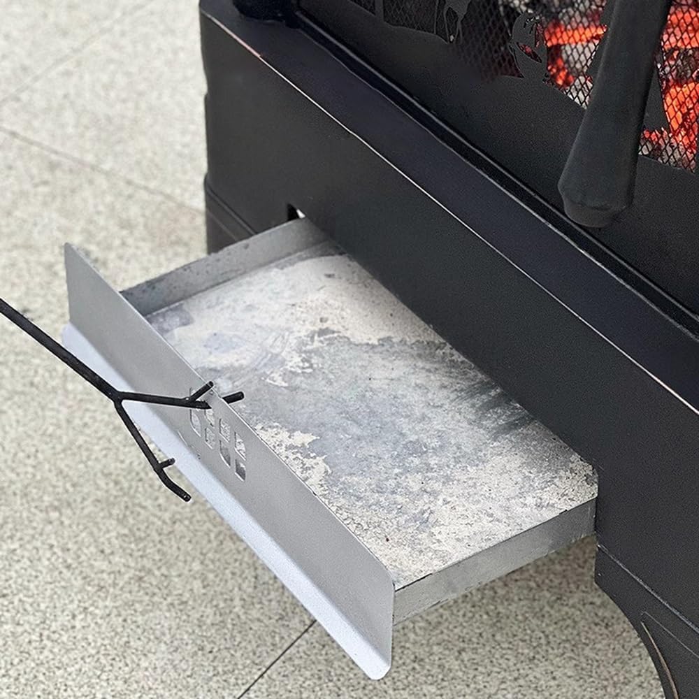 Fire Pits ﻿ Outdoor Barbecue Stove Courtyard Home Winter Stove Commercial Heating Stove Homestay Charcoal Square Barbecue Stove Firewood stove