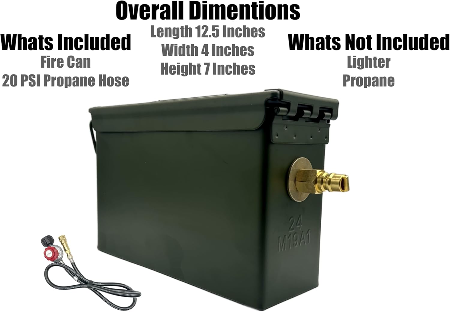 DS Customs Fire Can - Overland & Camping Portable Propane Fire Pit