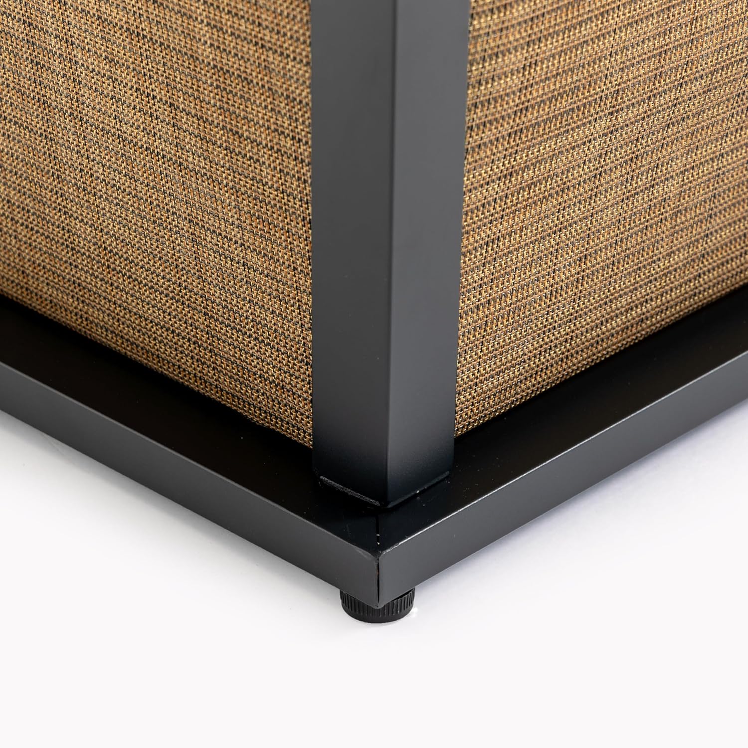 28inch Fire Pit Table Propane Powered 50000BTU Steel Frame Textilene Body Outdoor Heating Solution for Garden Terrace Use