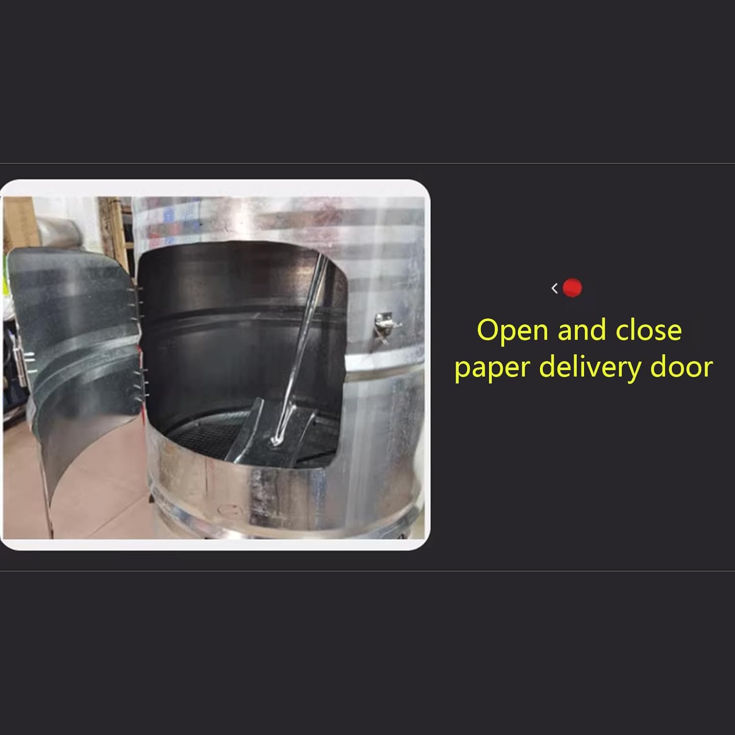 Burn Barrel Metal for Burning Circular Smokeless Fire Pit Easy Cleanup for Logs or Wood Pellets for Garden Paper Leaf Trash Wood Backyard