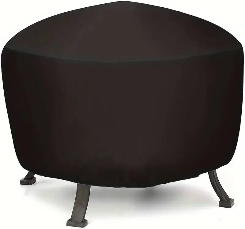 Pool Accessories Pool Cover 1pc Fire Pit Cover with Drawstring - Heat and Stain Resistant BBQ Grill Cover for Outdoor Protection