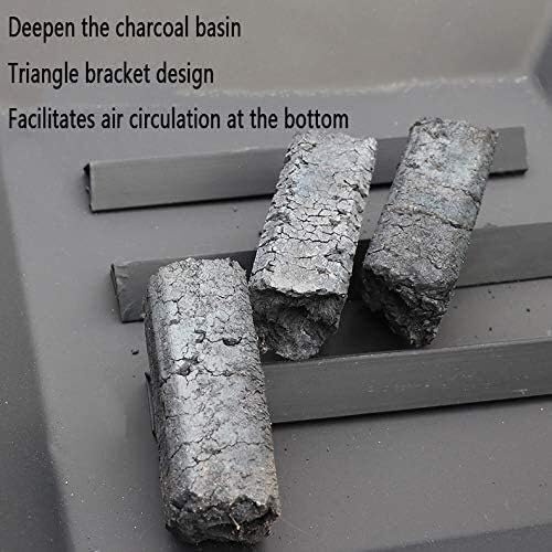 Fire Pits Outdoor Wood Burning Outdoor Fire Pit, Multifunctional Garden Terrace Fire Bowl Heater,BBQ Grill Fire for Backyard Garden Camping Picnic with Cover BBQ Cooking for Outside Camping Backyar