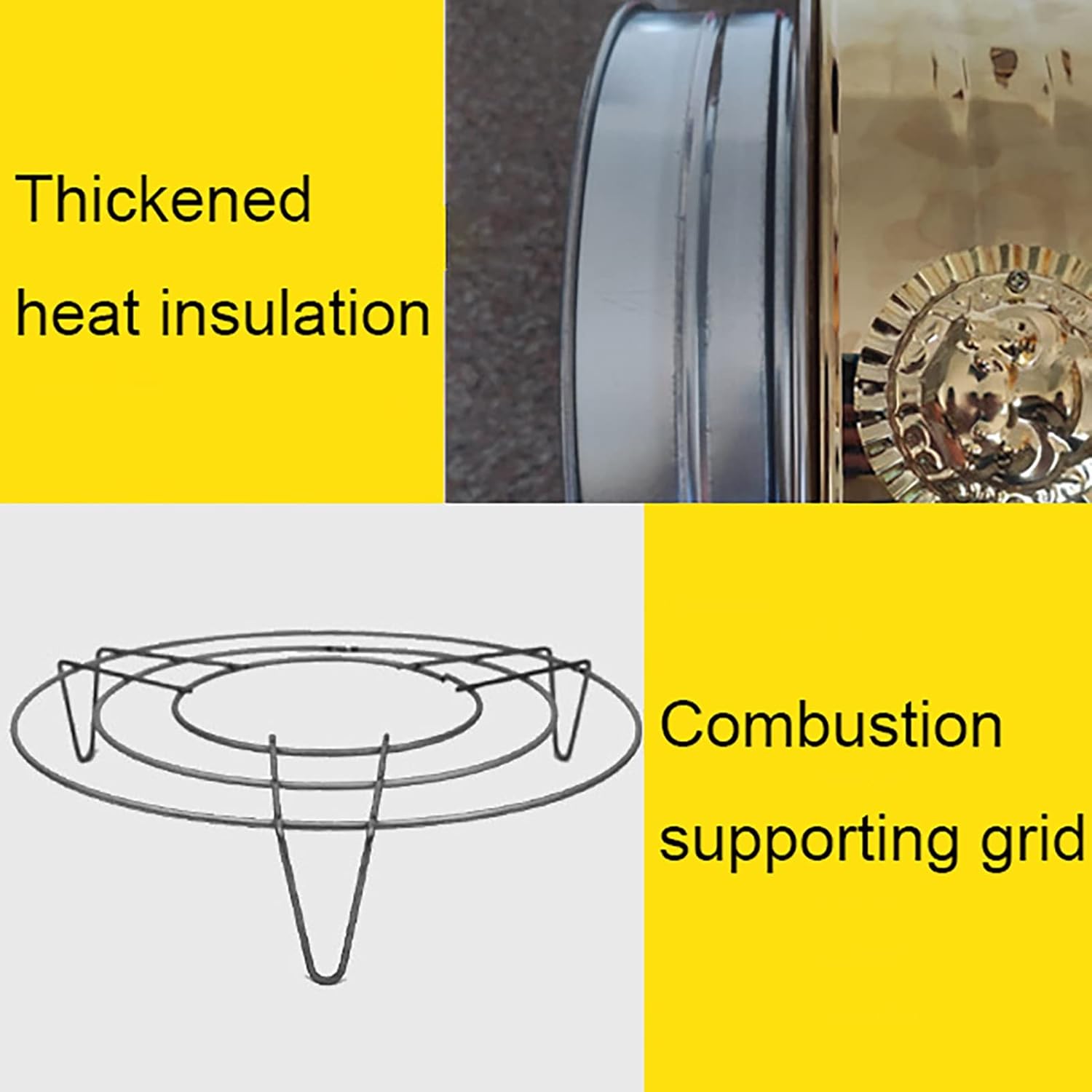 Incinerator Stainless Steel Burn Barrel Incinerator Cage Barrel Fire Pit with Burning Tongs,Incinerator Bin for Garden Paper Leaf Trash Wood Backyard Bonfire (Color : Gold)