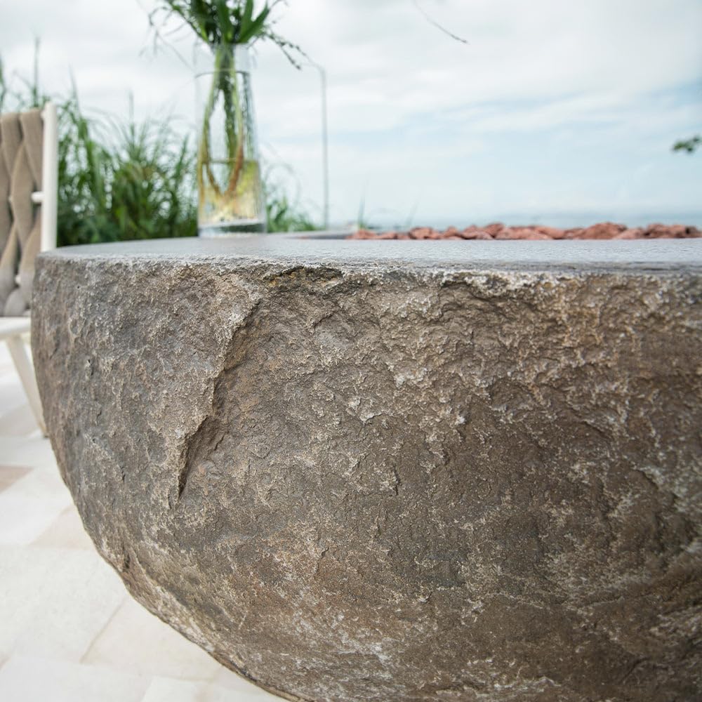 Boulder Concrete Fire Pit 43