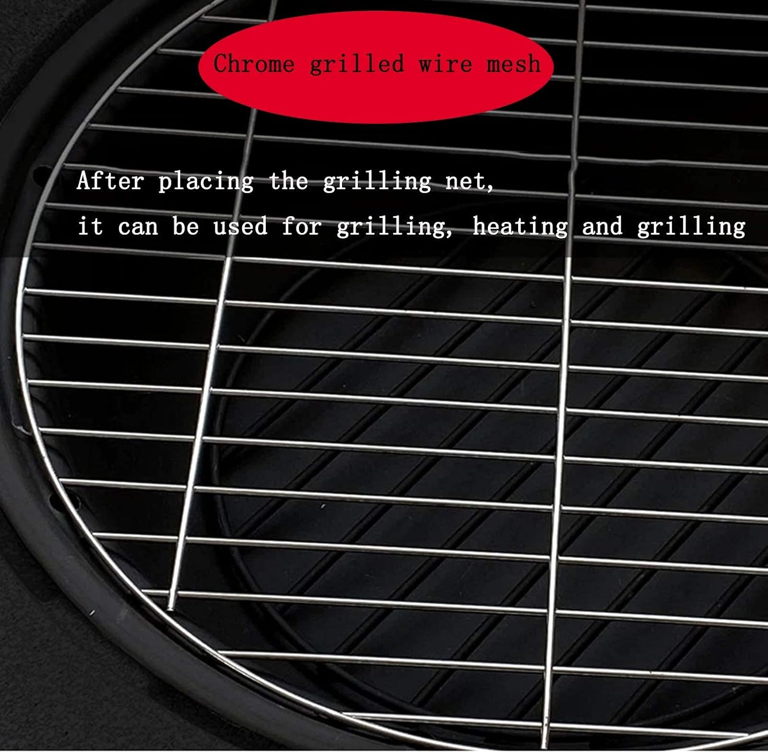 Outdoor Fire Pits Table Top Fire Pit Outdoor Heaters & Fire Pit Grill Bowl Backyard Patio Garden Fireplace with Grill Grate for Camping/Outdoor Heating/Bonfire and Picnic