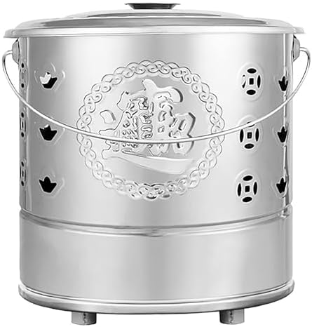 Large Yard Waste Incinerator Burn Barrel - Outdoor Fire Pit for Paper, Leaves, Trash & Wood - Perfect for Backyard Bonfires & Efficient Waste Disposal