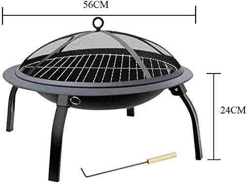 Fire Pits Outdoor Wood Burning Fire Pit Set, Wood Burning Pit - Includes Spark Screen Great