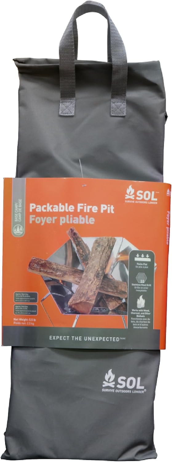 Survive Outdoors Longer Flatpack Packable Fire Pit