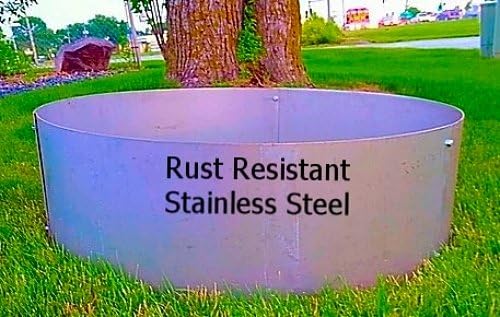 Stainless Steel Fire Pit Ring Liner Metal Insert 45