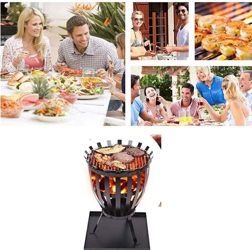 Fire Pits Outdoor Wood Burning Cast Iron Fire Pit