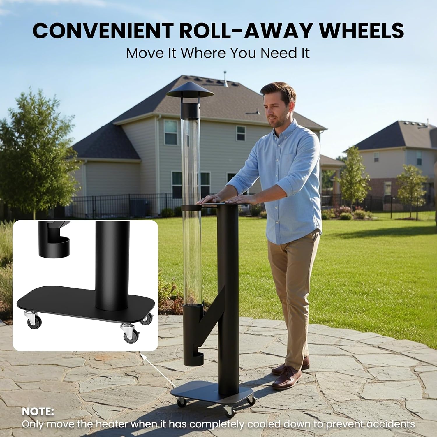 DoCred Patio Pellet Heater, 71