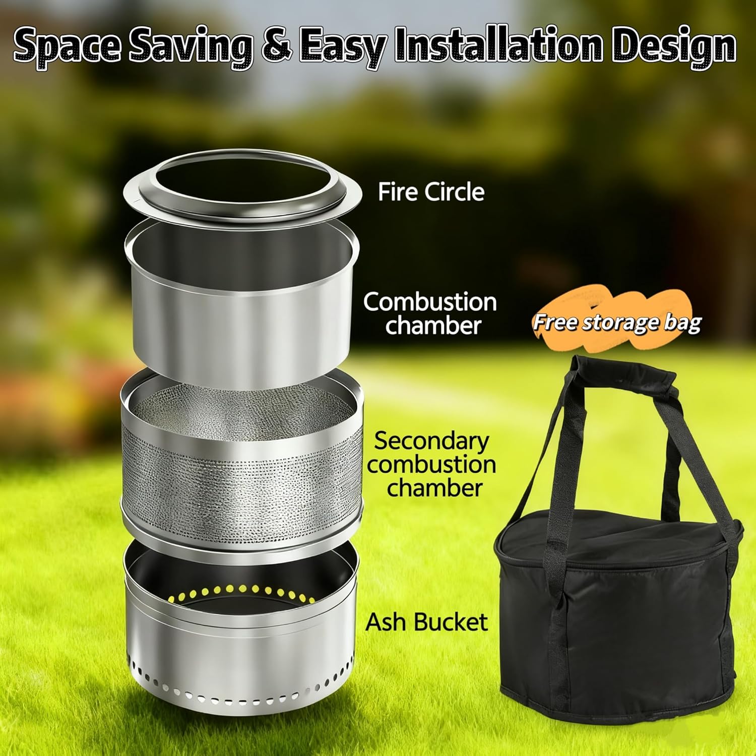 Smokeless Fire Pit, 10