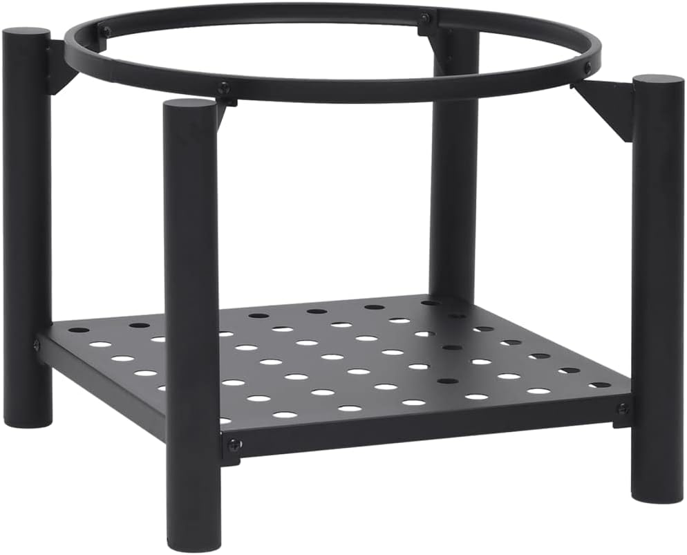 Outdoor Fire Pit Bowl Outdoor Wood Burning Grill, Fire Pit with Poker 21.3