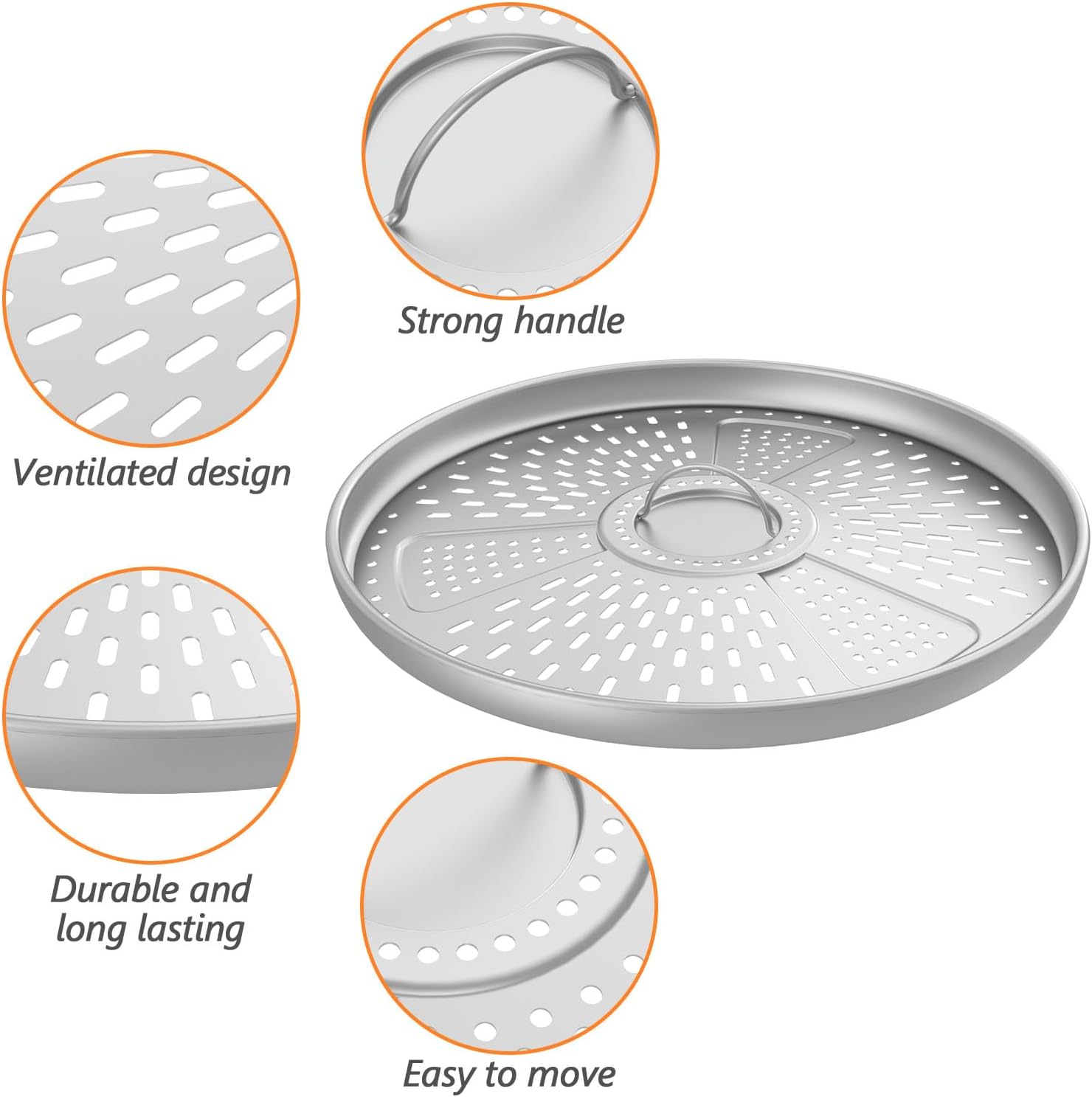 Fire Pit Surround Tabletop and Pellet Adapter for Solo Stove Yukon, 27 inch Outdoor Smokeless Fire Pit Table for Wood Burning Fire Pits, Powder-Coated Steel Stove Table Surround for Solo Stove